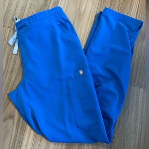Figs Yola Scrub Pants Blue